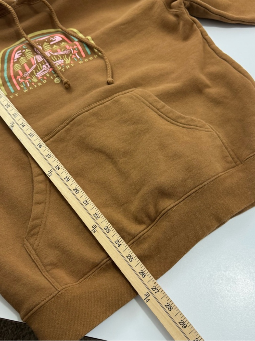 Stance Unisex Sz M Heavyweight Weird Woods Cotton Blend Graphic Hoodie In Saddle - Picture 7 of 8